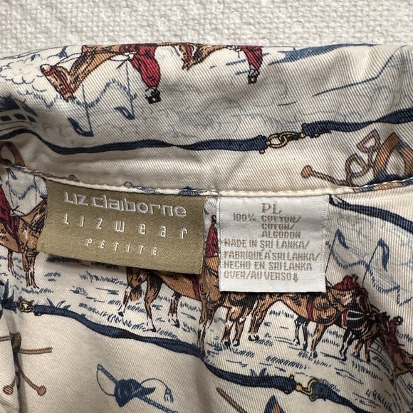 Liz Claiborne equestrian Shirt - Picture 2 of 3